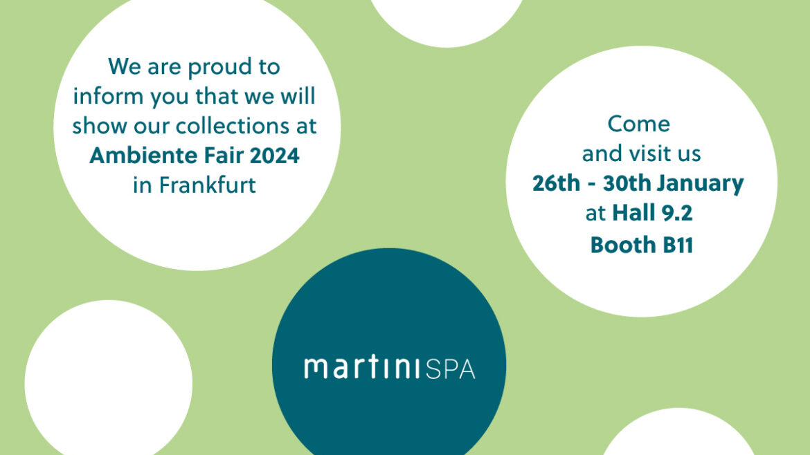 Martini at Ambiente Fair 2024